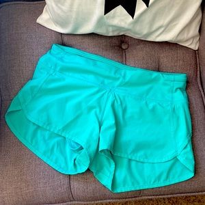 Lululemon running shorts with built in undies